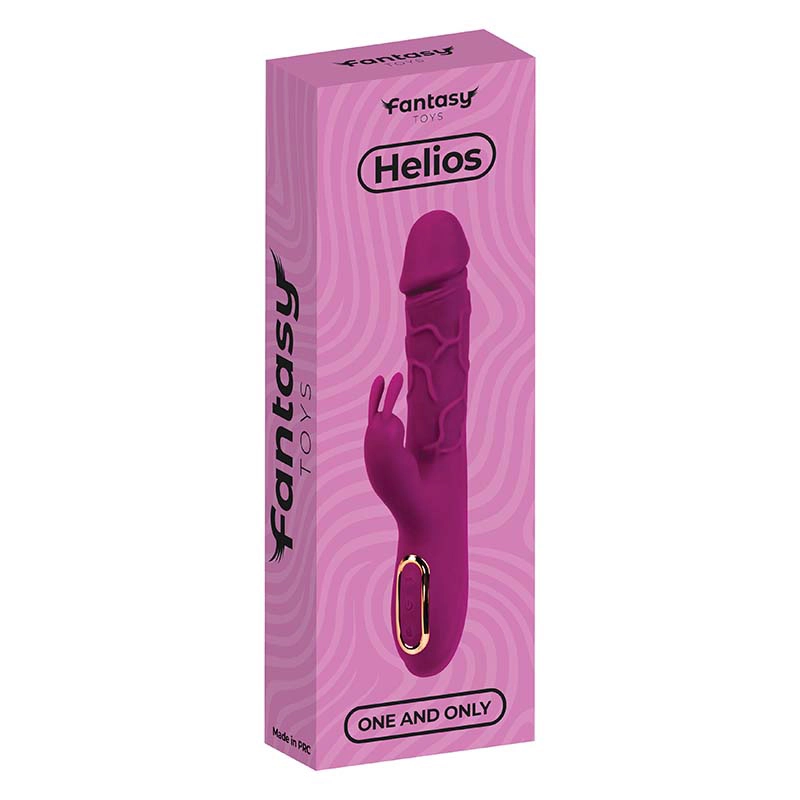 Vibrator sa zagrevanjem Helios Pink i lubrikant