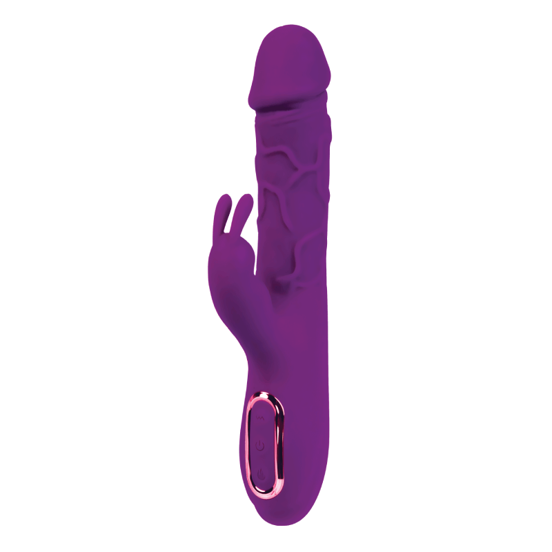 Vibrator sa zagrevanjem Helios purple i lubrikant