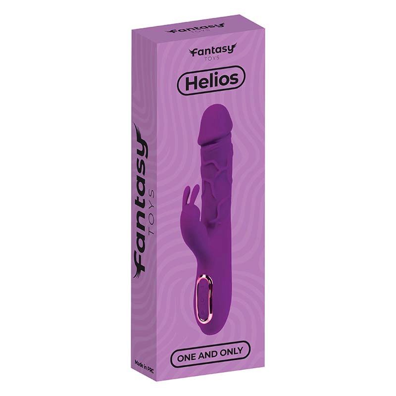 Vibrator sa zagrevanjem Helios purple i lubrikant