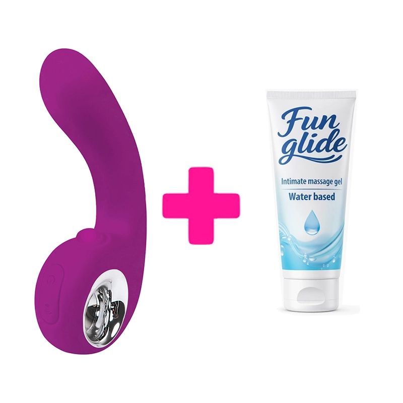 Vibrator sa pomeranjem Gaia i lubrikant