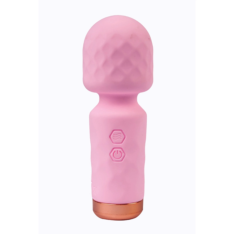 Mini wand Eros pink i lubrikant
