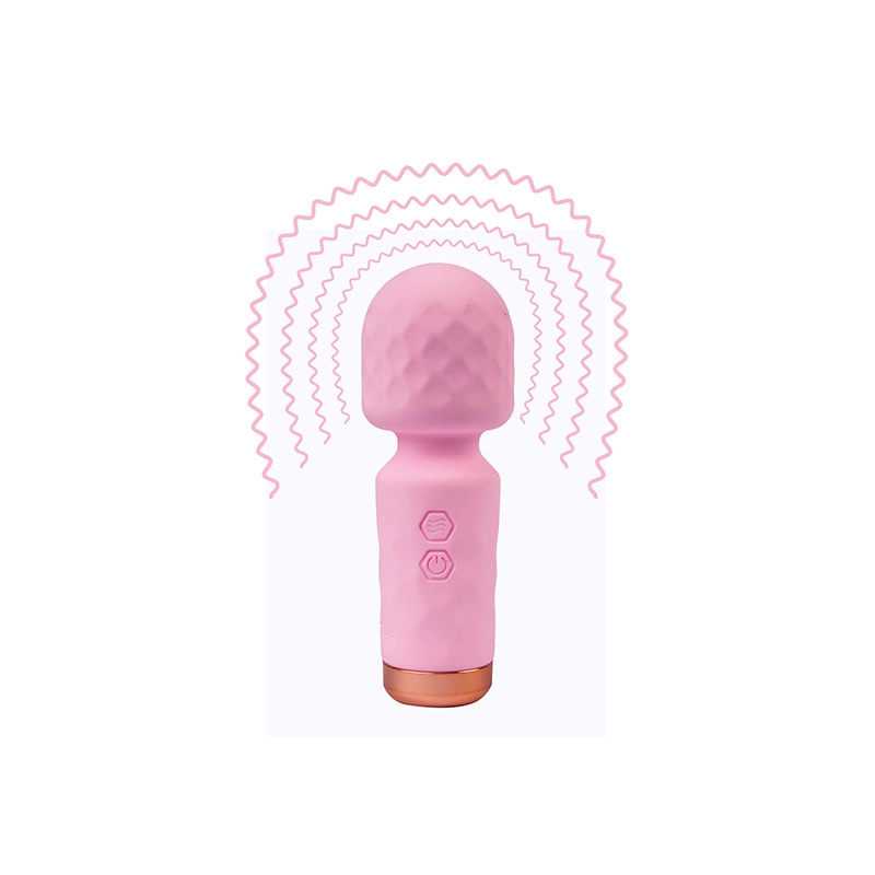 Mini wand Eros pink i lubrikant