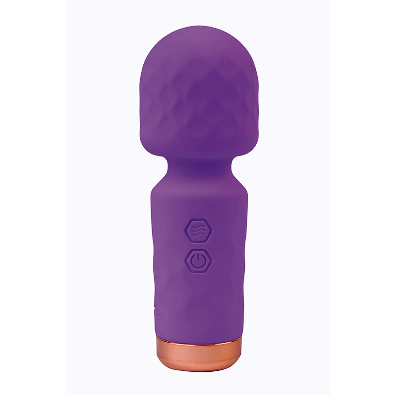 Mini wand Eros purple i lubrikant