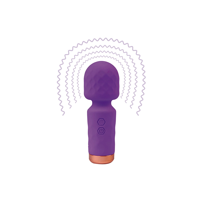 Mini wand Eros purple i lubrikant