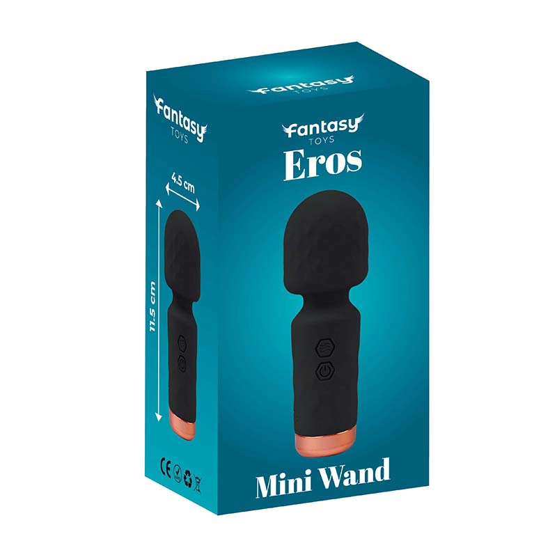 Mini wand Eros black i lubrikant