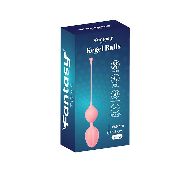 Kegel balls pink 95g i lubrikant