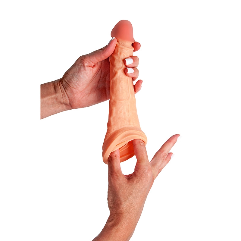 Realisticna navlaka za penis 21.5cm i lubrikant