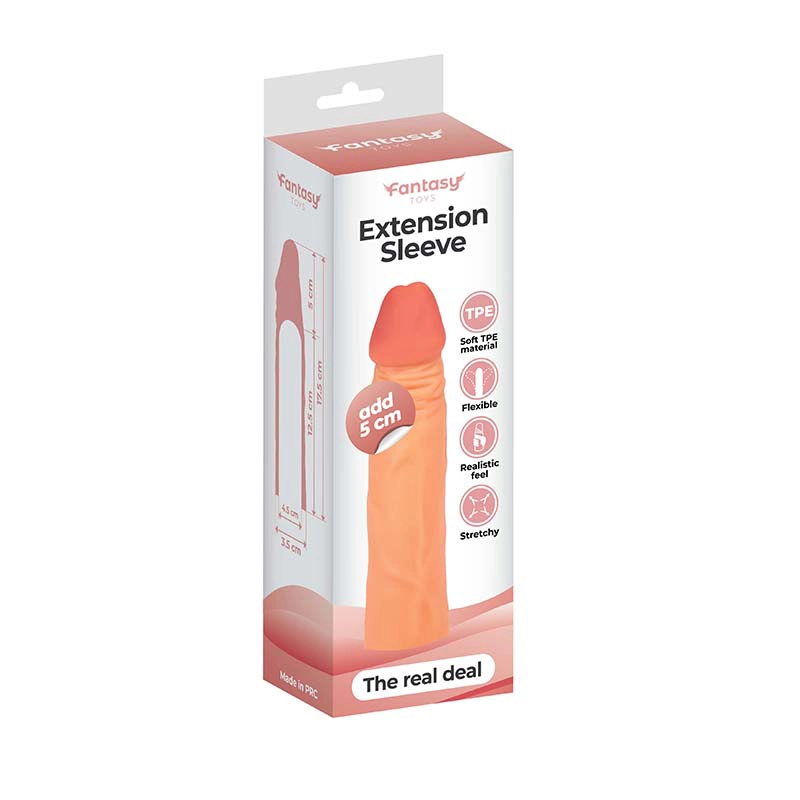 Realisticna navlaka za penis 17.5cm i lubrikant