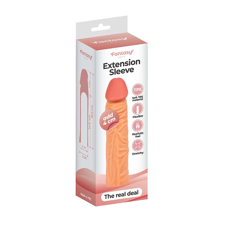 Realisticna navlaka za penis 18.5cm i lubrikant