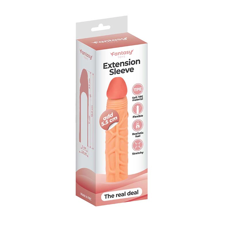 Realisticna navlaka za penis 16.5cm i lubrikant