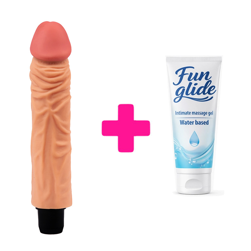 Mekani vibrator 21.5cm the real deal i lubrikant