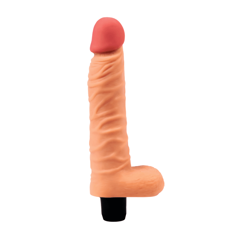 Mekani vibrator sa testisima 21cm the real deal i lubrikant