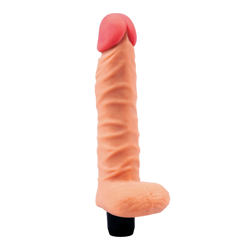 Mekani vibrator sa testisima 21cm the real deal i lubrikant