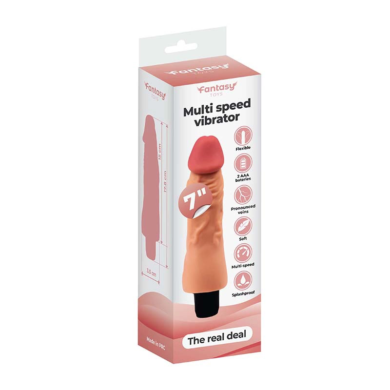 Mekani vibrator 17.8cm the real deal i lubrikant