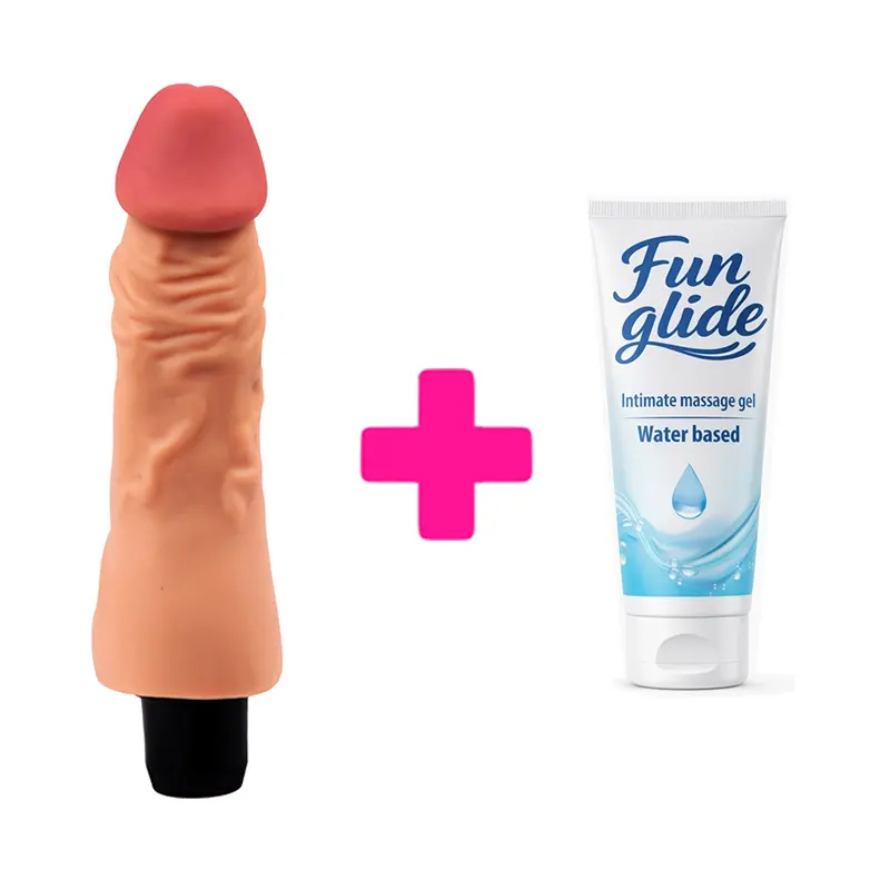 Mekani vibrator 17.8cm the real deal i lubrikant