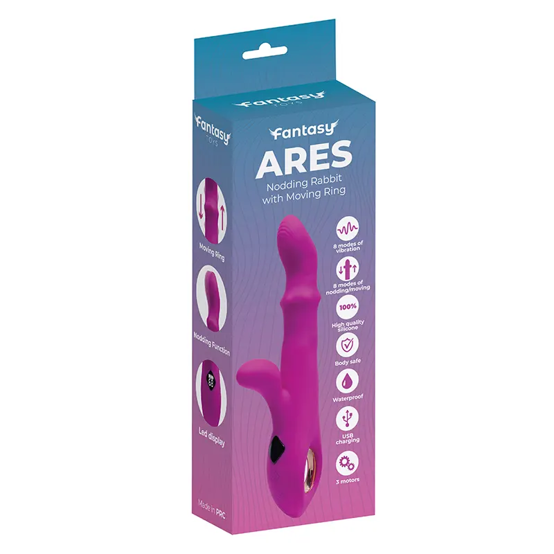 Vibrator sa pomeranjem Ares i lubrikant