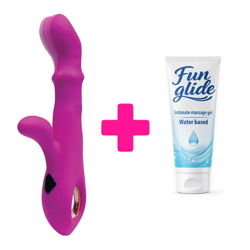 Vibrator sa pomeranjem Ares i lubrikant