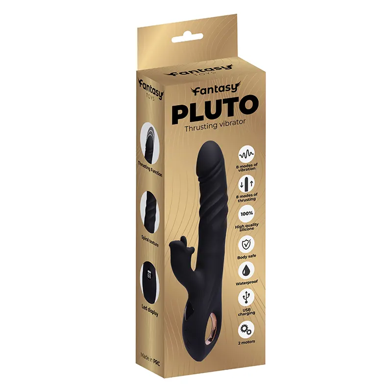 Vibrator sa pomeranjem Pluto i lubrikant