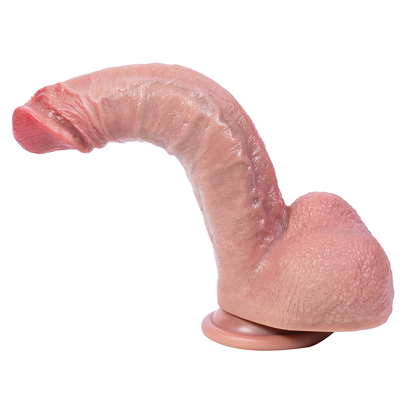 Savitljivi silikonski dildo Hyper Realistic Dildo i lubrikant