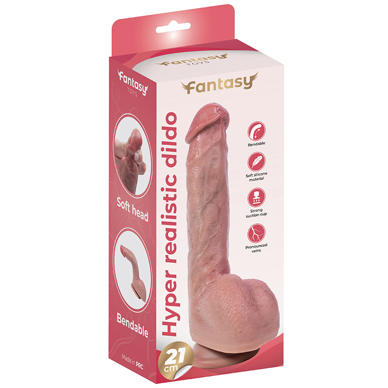 Savitljivi silikonski dildo Hyper Realistic Dildo i lubrikant
