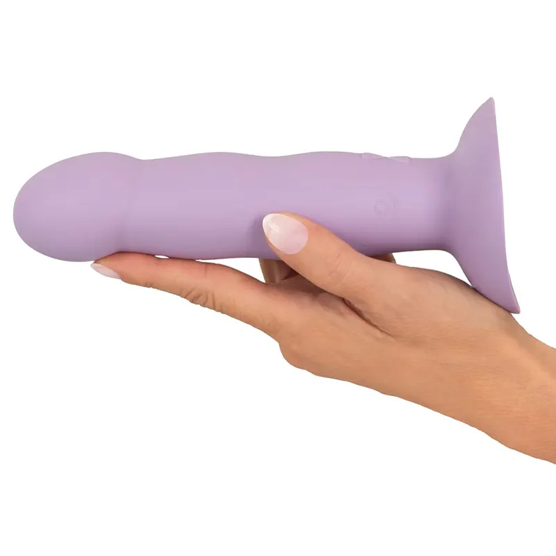Silikonski vibro dildo Heart Guy Purple