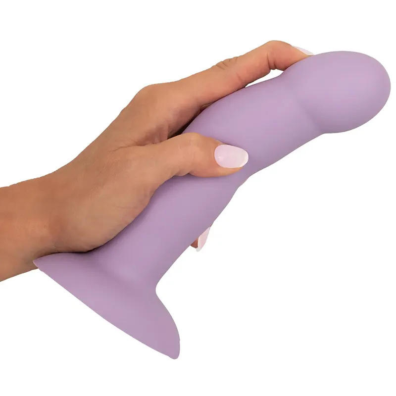Silikonski vibro dildo Heart Guy Purple