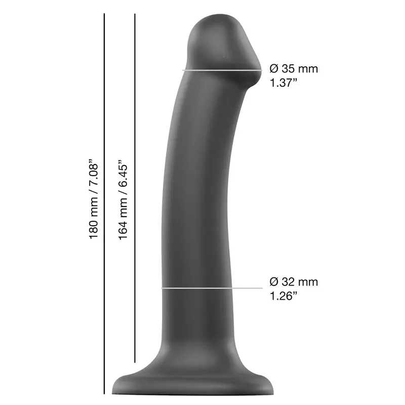 Strap-on-me Dual Density Bendable Dildo