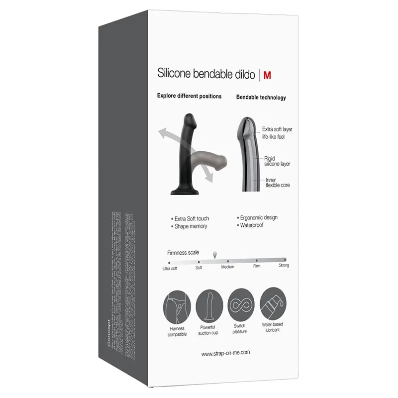 Strap-on-me Dual Density Bendable Dildo