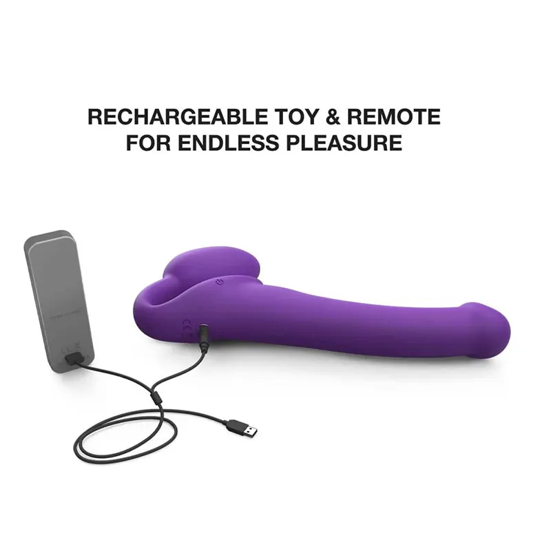 Strap-on-me Vibrating Bendable Strap On