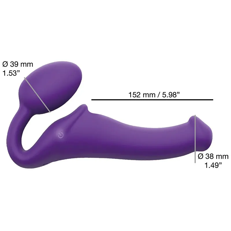 Strap-on-me Vibrating Bendable Strap On