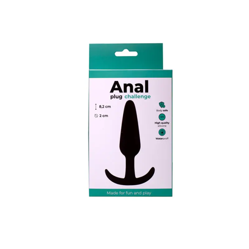 Mali silikonski analni plug i lubrikant ku184