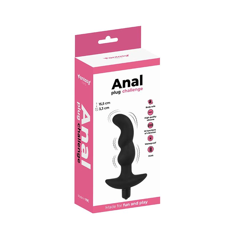 Zakrivljeni Analni Vibrator i lubrikant ku215