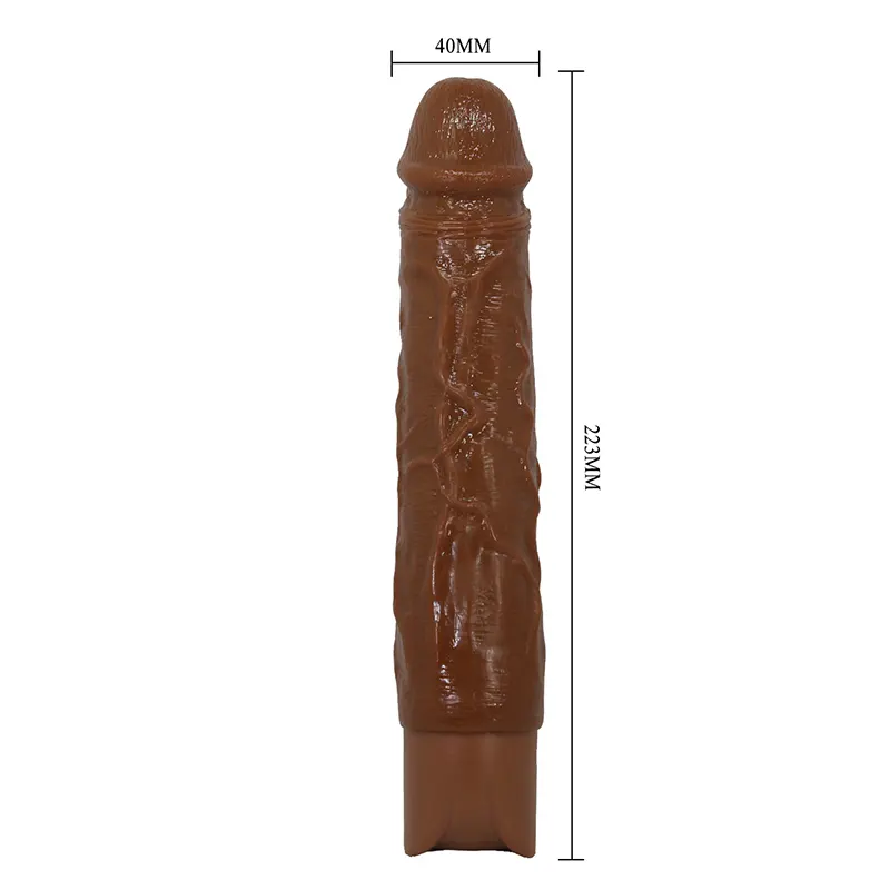 Crni realistični vibrator 22cm Osric