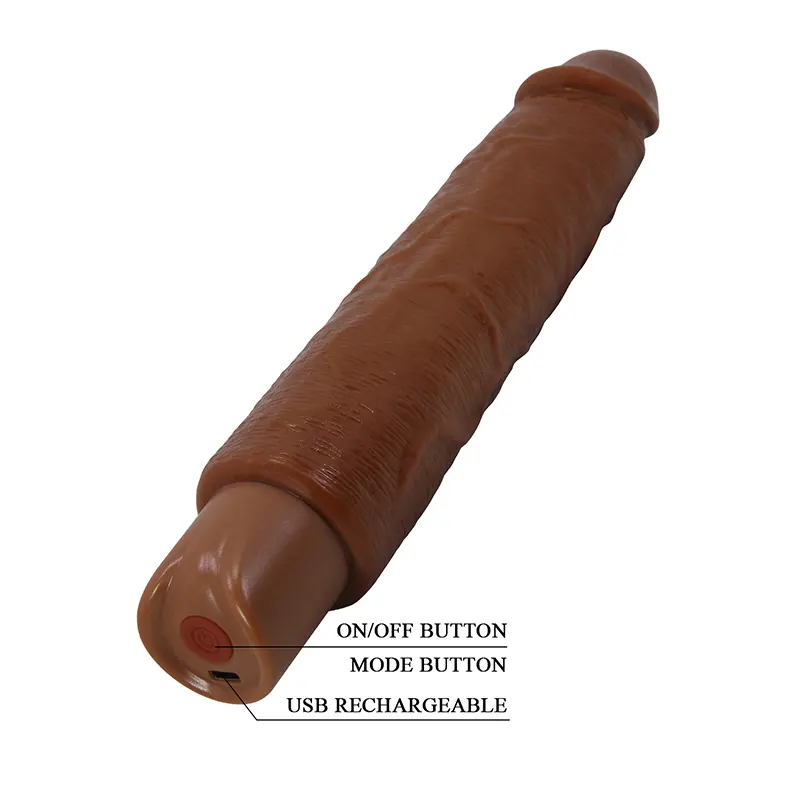 Crni realistični vibrator 25cm Soren