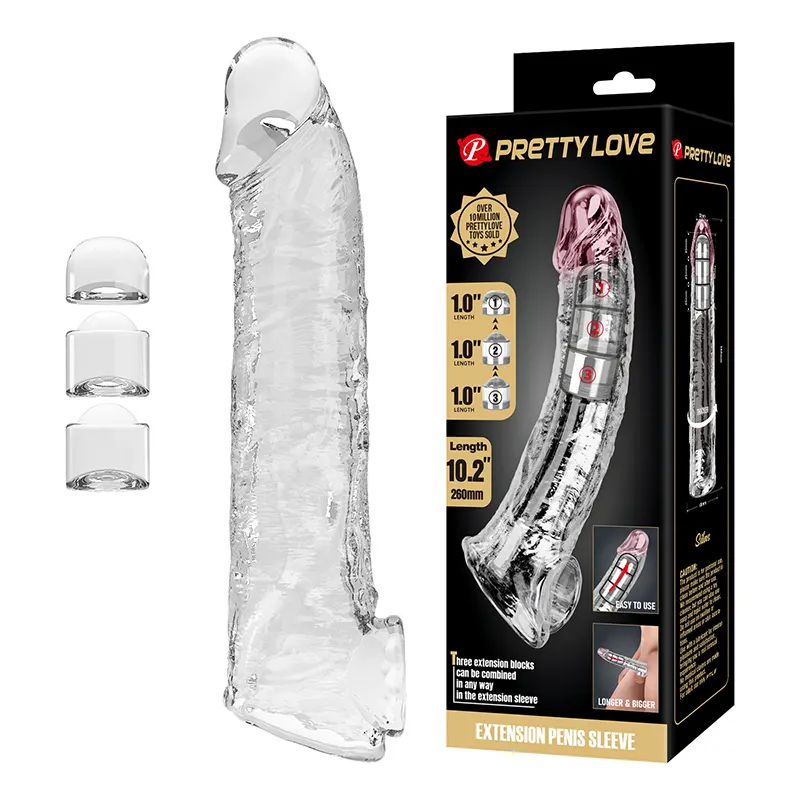 Providna navlaka za penis sa 3 produžetka