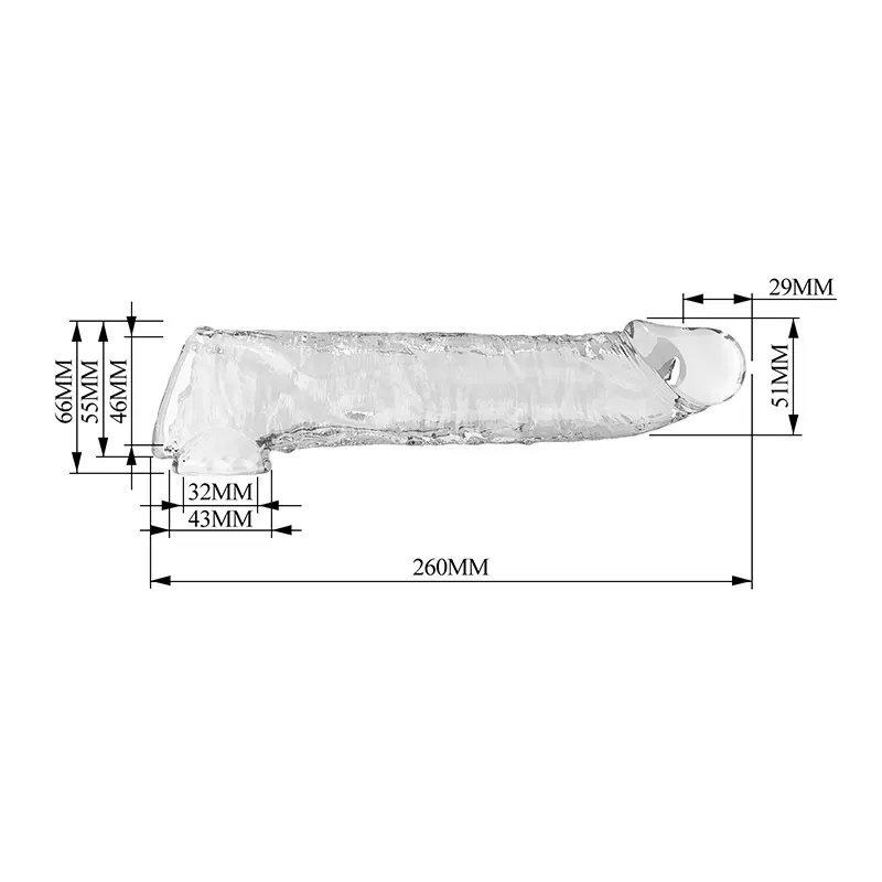 Providna navlaka za penis sa 3 produžetka