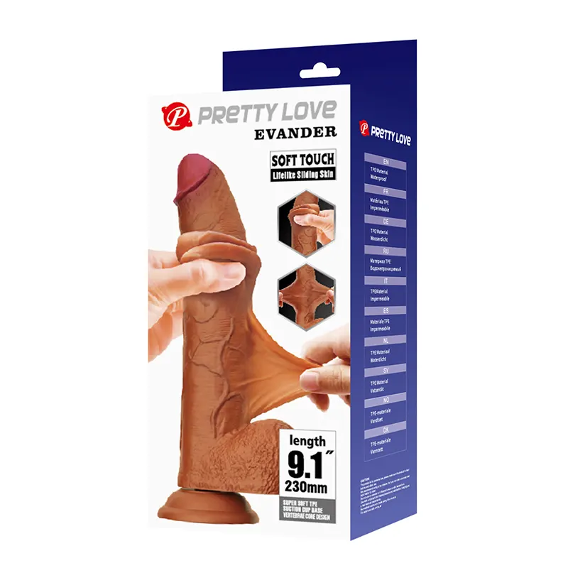 Realistični dildo 23cm Evander