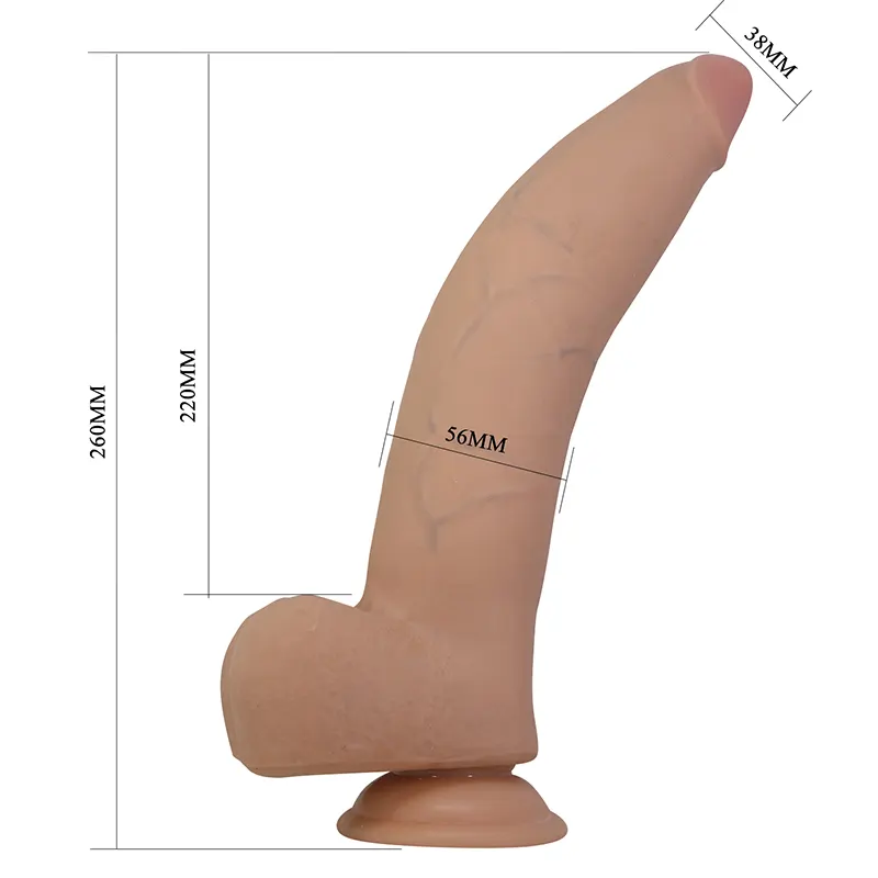 Realistični dildo 26cm Quinlan