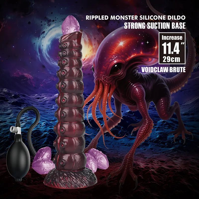 Silikonski dildo sa ejakulacijom Voidclaw Brute