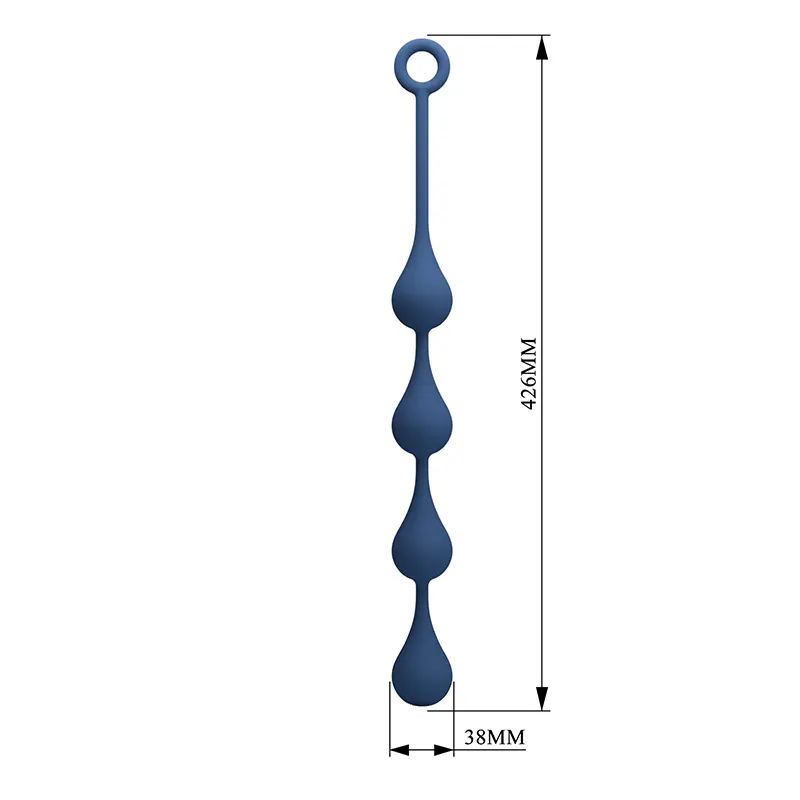 Velike analne kuglice Waterdrop 40cm