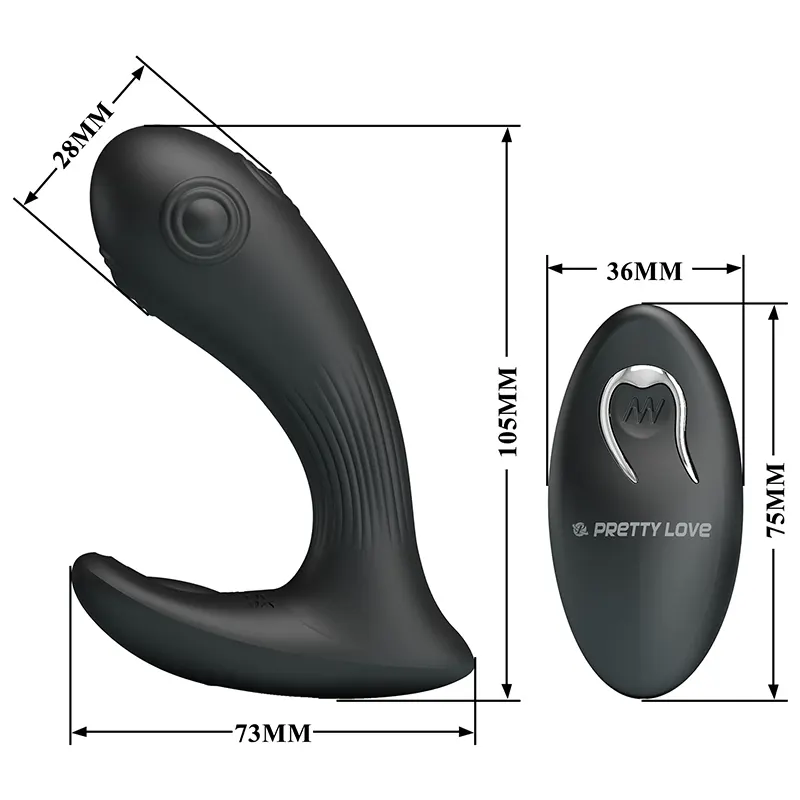 Vibrator sa bežičnim daljinskim Mirabelle