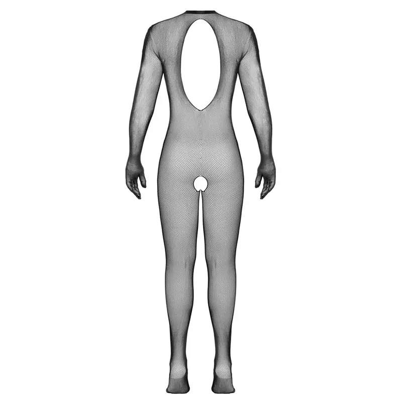 Čarape za celo telo Crotchless Catsuit 2