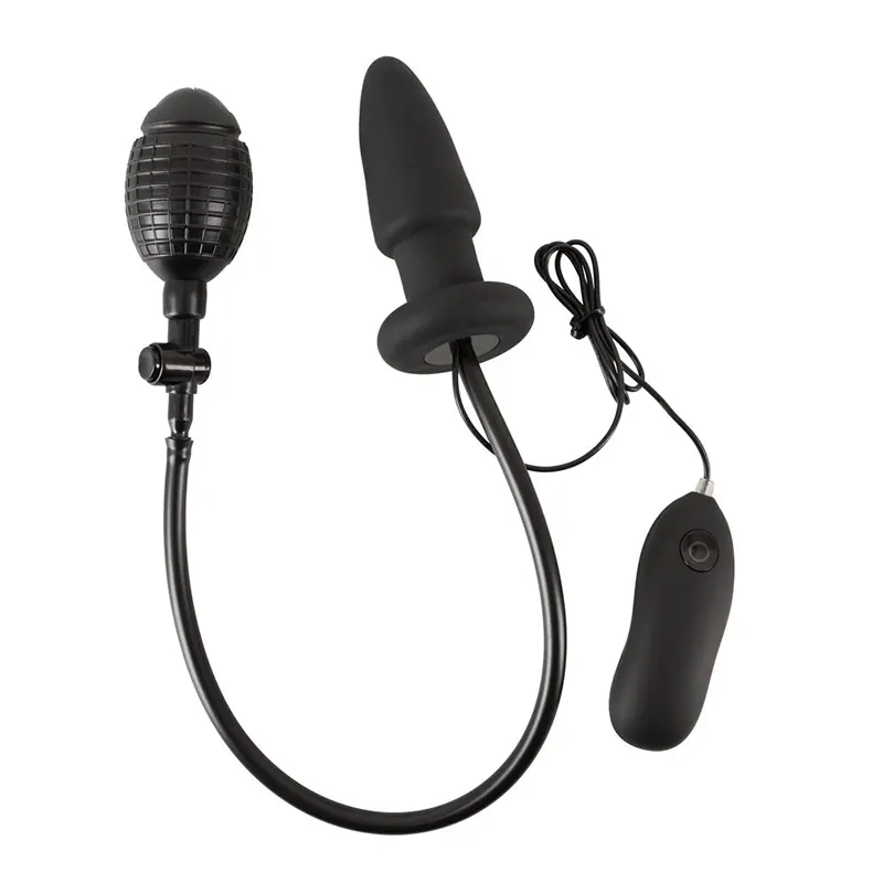 Vibrirajuca analna kupa sa vibracijom Inflatable Vibrating Butt Plug