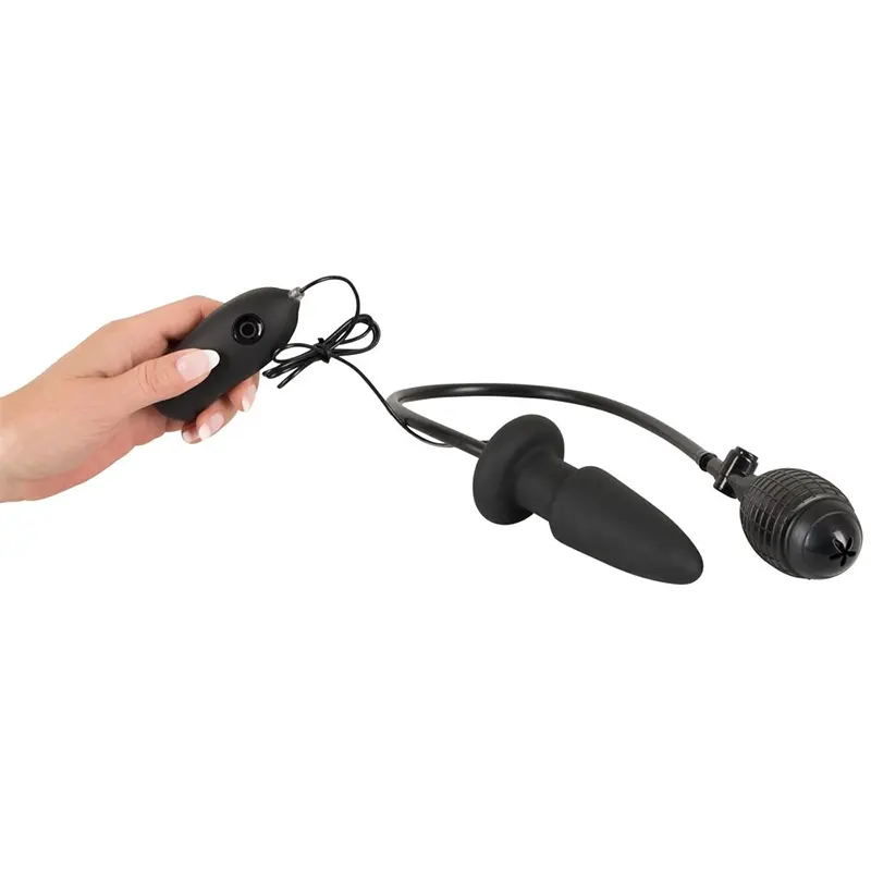 Vibrirajuca analna kupa sa vibracijom Inflatable Vibrating Butt Plug