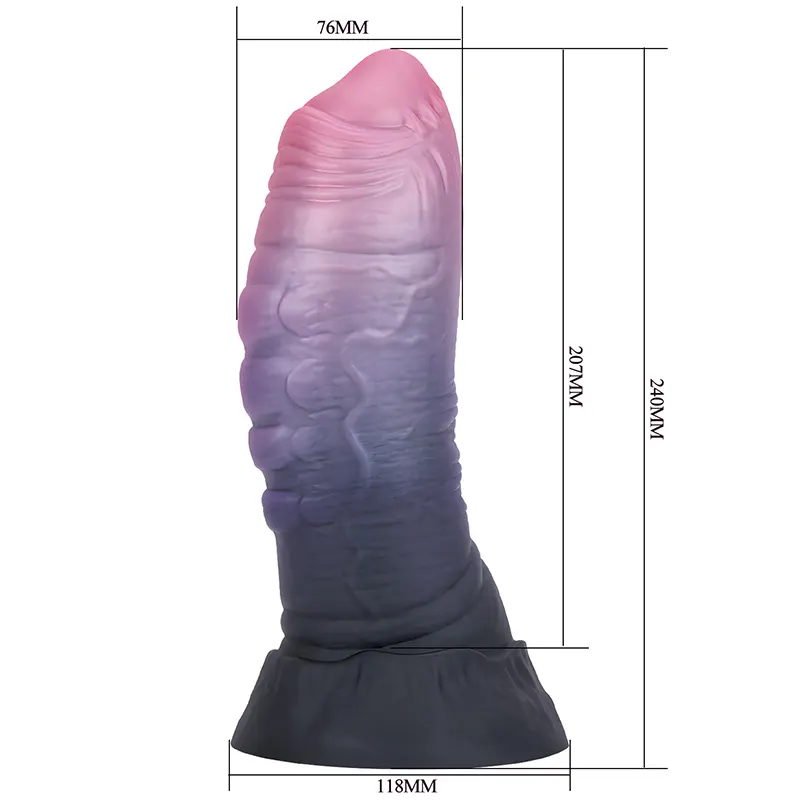 Silikonski dildo Dreadful Fiend i Lubrikant Beasty Sperm ku225