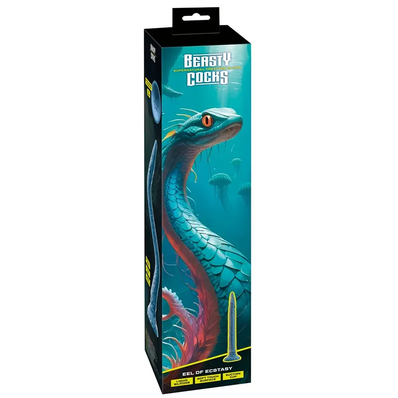 Silikonski Dildo Eel of Ecstasy i Lubrikant Beasty Sperm ku226