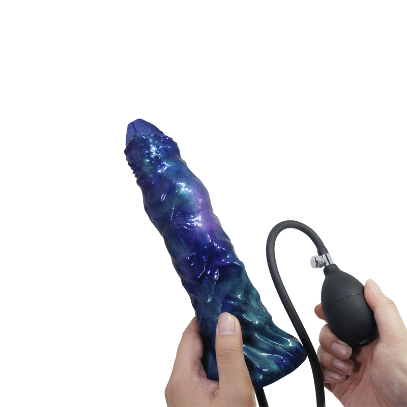 Silikonski dildo sa ejakulacijom Duskwalker Sentinel i Lubrikant Beasty Sperm ku231
