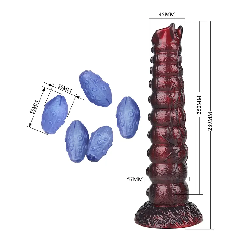 Silikonski dildo sa ejakulacijom Voidclaw Brute i Lubrikant Beasty Sperm ku232
